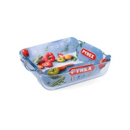 Fuente Cuadrada con Asas Horno Boro Cook&Enjoy Pyrex 25x22x6 cm