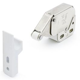 ACCESORIOS MUEBLES Loquet de meuble avec loquet nickel-blanc Precio: 5.4999996. SKU: B1DC8W6CJX