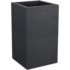 Eda Volcania Up - Jardinière carrée empilable intérieur/extérieur 30 cm (36L) - Gris anthracite - Avec réserve d'eau - Modulable - Label Origine France Garantie Precio: 56.052. SKU: B1FF6PKBRJ