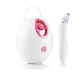 Pack Sauna Facial Électrique et Appareil Électrique pour Nettoyer le Visage des Points Noirs InnovaGoods