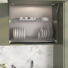 Emuca Égouttoir Suprastar pour module, 700, Acier, Chromé