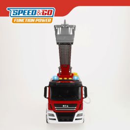 Camion de pompier son et lumière Speed & Go 34 x 25 x 12 cm (4 Unités)