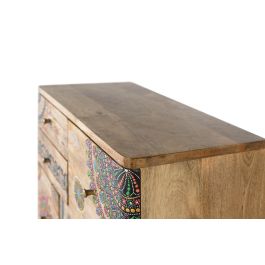 GINER Y COLOMER Commode 11 tiroirs en bois de manguier massif peint à la main - Meuble artisanal unique