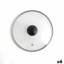Couvercle pour marmite Quid Renova Transparent verre Ø 30 cm (6 Unités)