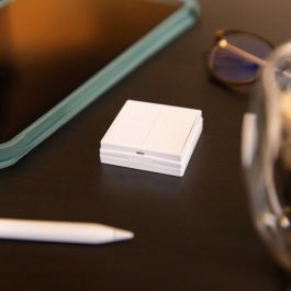 Shelly Plug & Play "Blu Wall" Switch 4 Wandtaster 4-fach 16 Aktionen Weiß