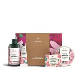 The Body Shop Estuche British Rose 4 pz - Gel Douche 250ml, Crème Mains 30ml, Savon 100gr, Beurre Corporel 200ml
