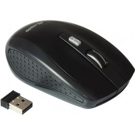 Equip Optische Maus kabellos USB Travel 4 Tasten R+L schwarz