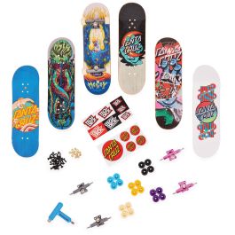 Tech Deck Skate Shop Bonus Kit de montage et personnalisation de skate, 6 planches, roues, outils et accessoires - Ref. 6028845