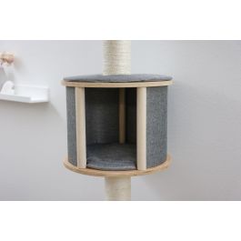 Kerbl Arbre à chat mural Dolomit Tofana 168 cm Gris KER4018653927694