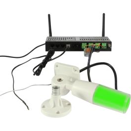 ALLNET MSR zbh. Signal/Warnlampe, Rot/Gelb/Grün/Buzzer einzeln ansteuerbar / FLASH-LIGHT