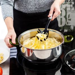 Cucharón Acero Inoxidable Habitat Quid 35x7x5 cm