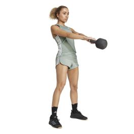 Short de Sport pour Femme Adidas Pacer Wvn High Vert S