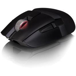 Thermaltake Argent M5 Souris de Jeu Sans-Fil RGB Ambidextre, Noir, Bluetooth 5.0, USB, Capteur Optique 16000 DPI, 8 Boutons Programmables, 400 IPS