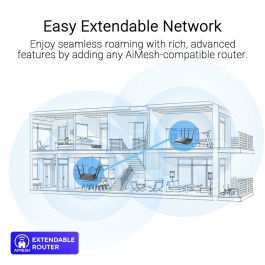 Router Asus 90IG08T0-MO3H10 Noir RJ45 Ethernet LAN Wi-Fi