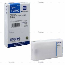 Epson T7892 Encre Cyan XXL Originale pour WorkForce Pro Impression Jet d'Encre 4000p