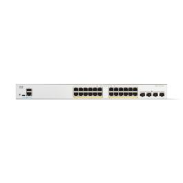Cisco Catalyst 1300-24FP-4X Switch 24 Ports Gigabit PoE+ 4 Ports SFP+ Géré L2/L3