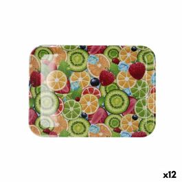 Plateau de petit déjeuner Quid Habitat Multicouleur Plastique 28 x 20 x 1,5 cm Avec des poignées Fruits (12 Unités) Precio: 27.7899996. SKU: B1EWKPHSEP
