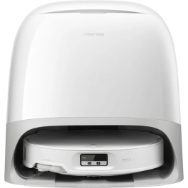 Roborock Qrevo CurvX Aspirateur Robot Laveur - Navigation RetractSense LiDAR, Aspiration 22000 Pa, Serpillieres et Sechage, Blanc