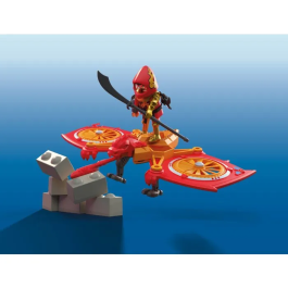 Playmobil 71833 - Figurine Les Super Héros, Héro avec Drone contre un Ninja, Jouet Enfant Montage 4 Ans et Plus, Univers Miniature