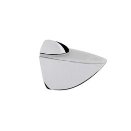 HERRAJES ALK Support Pelikano pour Étagère Verre et Bois, Réglable 0-40mm, Finition Chrome