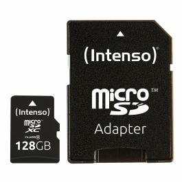 Intenso Carte MicroSDXC 128 Go Classe 10 Vitesse 25 Mo/s Résistante aux Chocs, Température, Eau et Rayons X