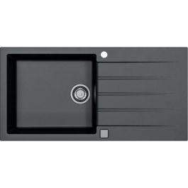 Evier a encastrer - Granit - Noir - 1 grand bac - 100 x 50 cm - CADIT - STRADOUR Precio: 267.8900004. SKU: B19L983NN4