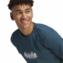 Chemisette Adidas Myst Linear Bleu (M)