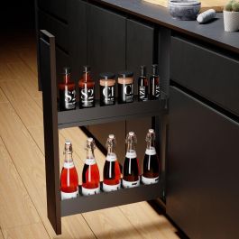 Menage Confort Botellero Nova Flat Antracita Modulo 200