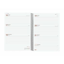 Agenda Finocam OPAQUE Bleu A5 15,5 x 21,2 cm 2026