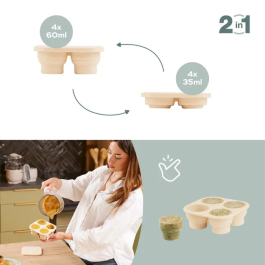 Babymoov Contenedor de Silicona y Juego de Pepitas BBM3661276192836