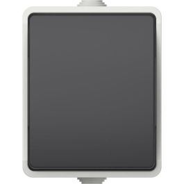 Interrupteur va-et-vient - Aquatop - IP54 - Gris - Intérieur - Plastique haute résistance