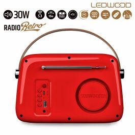 Radio Transistor Ledwood ALMA RED Rouge 30 W
