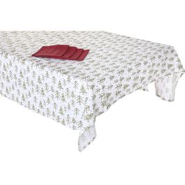 Nappe enduite antitache Home ESPRIT Blanc Vert Beige (5 Pièces)