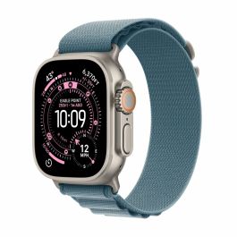 Apple Watch Ultra 3 Titane Cellulaire 49mm Naturel (Alpine Loop Bleu Clair) Large