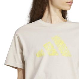 T-shirt à manches courtes femme Adidas Beige 7-8 ans
