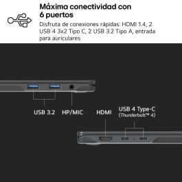 Ordinateur Portable LG 14Z90RU-G.AA55B 14" 16 GB RAM 512 GB SSD Espagnol Qwerty i5-1334U
