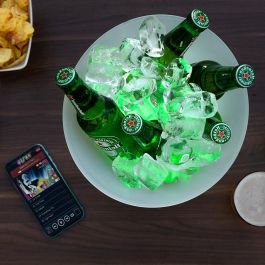 Bac à glaçons LED avec haut-parleur rechergeable Sonice InnovaGoods