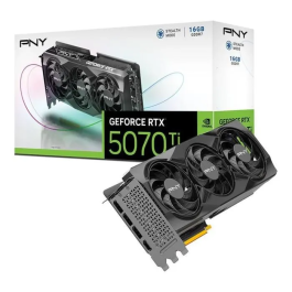 PNY VCG5070T16TFXPB1 Carte Graphique GeForce RTX 5070 Ti 16Go GDDR7 avec architecture NVIDIA Blackwell - Refroidissement triple ventilateur, PCIe 5.0 Precio: 1669.716. SKU: B1JXPZKWGA