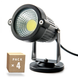 Pack 4 Focos LED Jardin 5W 450Lm 6000K 40.000H [SL-SL-C12-5W-CW-PK4-AP] Precio: 38.4999996. SKU: B18NX3PEFJ