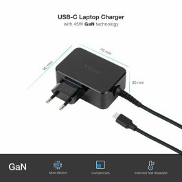 Chargeur d'ordinateur portable TooQ GAN USB-C PD 45W 45 W