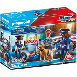 Playmobil 6878 Barrage de Police City Action - Jouet avec Chien Policier et Accessoires - À Partir de 4 Ans Precio: 41.76. SKU: B1KKEYPAQ2
