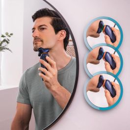 Rasoir électrique rotatif Cecotec PrecisionCare Saphire Pro Titane IPX7 base autonettoyante