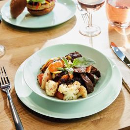 Plato Hondo Vidrio Opal Diwali Paradise Luminarc 20 cm