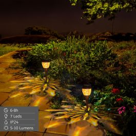 Lampe solaire Aktive 9 x 40 x 9 cm (6 Unités)