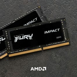 Kingston Fury Impact DDR4 64GB (2x32GB) 3200MT/s CL20 SODIMM pour Ordinateur Portable