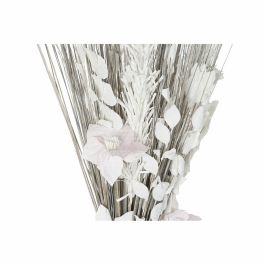 Branche DKD Home Decor 8424001847440 Fleurs Gris Blanc Fleur séchée (40 x 40 x 150 cm) (2 Unités)