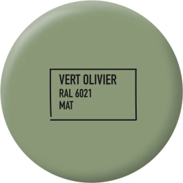 Ripolin Peinture Multi-Supports 2L, Mat, Vert Olive RAL 6021 - Pour Bois, Métal, Béton, PVC - Résistante aux UV et Intempéries