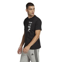 T-shirt à manches courtes unisex Adidas HE4314 Noir (S)