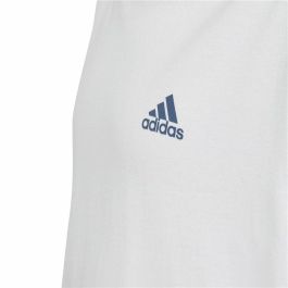 T shirt à manches courtes Enfant Adidas Essentials Blanc