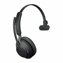 Jabra Evolve2 65 Mono MS + Link 380a Casque Bureau/Centre d'appels Noir